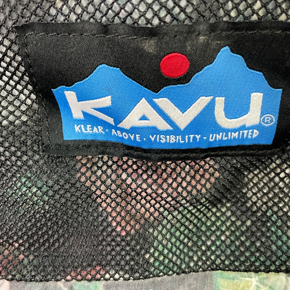 KAVU Rope Sling Bag  Crossbody Green Floral Succulent Cactus Pattern Outdoor - Picture 5 of 13